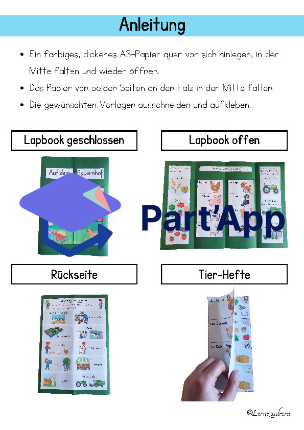Lapbook Bauernhof für den Kindergarten_160