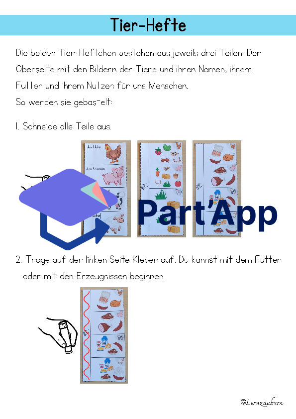 Lapbook Bauernhof für den Kindergarten_161