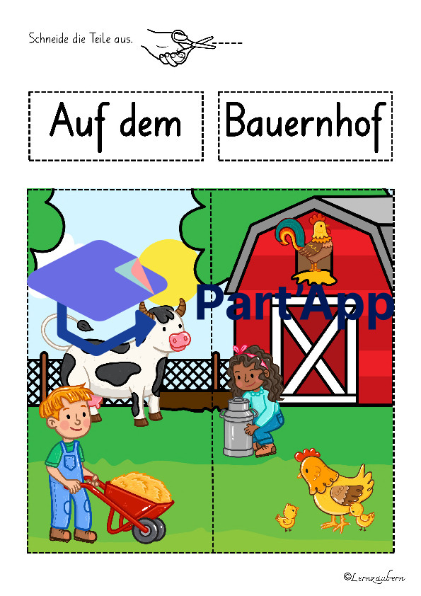 Lapbook Bauernhof für den Kindergarten_163