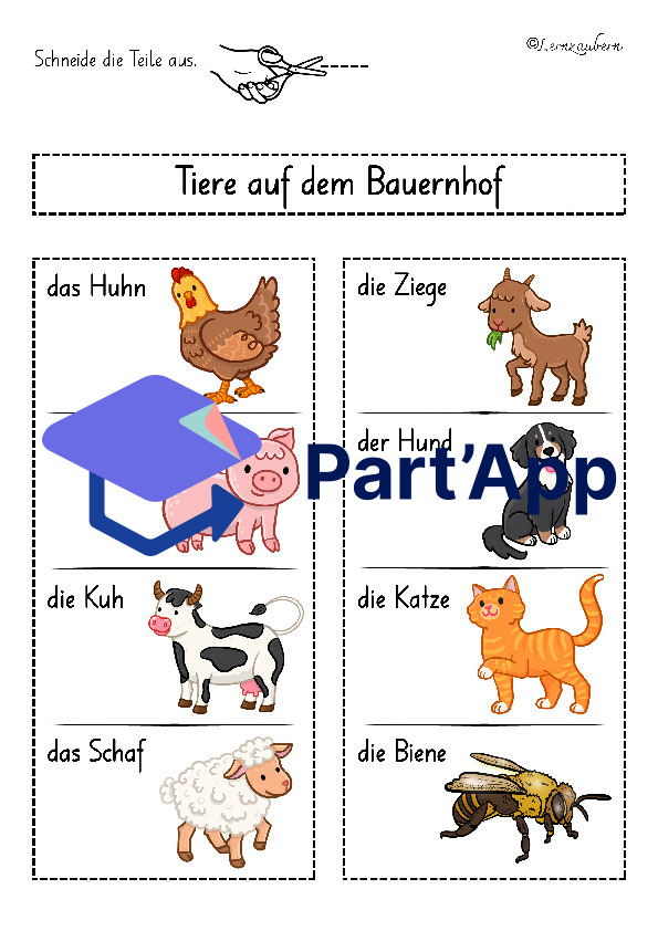 Lapbook Bauernhof für den Kindergarten_164