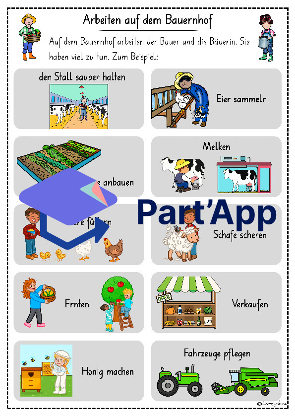 Lapbook Bauernhof für den Kindergarten_168