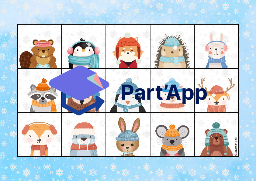 ⛄🐧🎿 Hiver Attribuer des ombres chinoises regarde bien_6