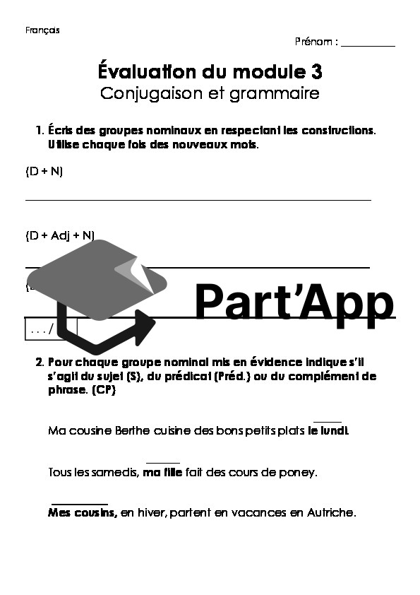 5e Français Module 3 (Evaluation de l'entièreté du module 3 +Fiches devoirs)_2