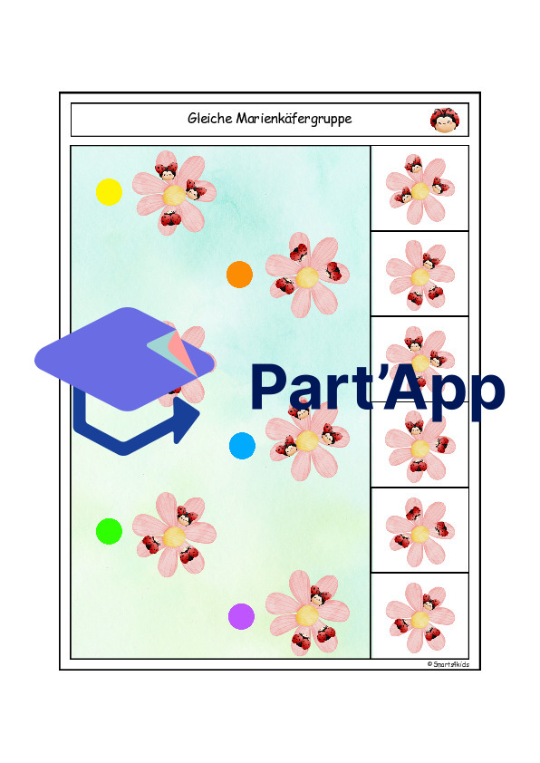 🐞Carte à clipser « Coccinelle » Regarde bien_10
