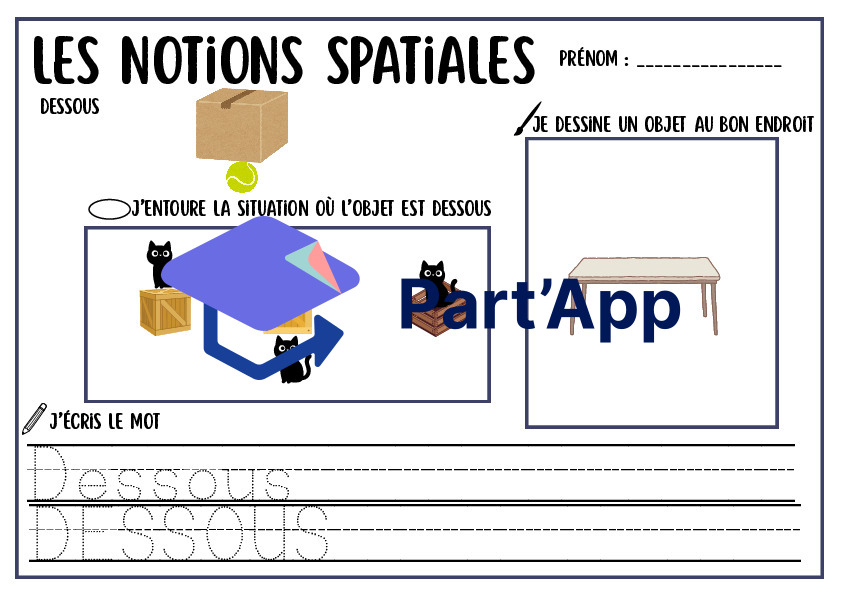 MON DOSSIER DES NOTIONS SPATIALES — Topologie, Repérage, Graphisme et Manipulation | 1H - 2H (Cycle 1)_54