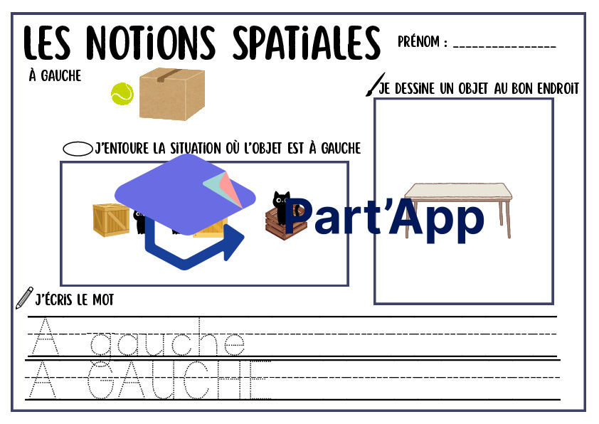 MON DOSSIER DES NOTIONS SPATIALES — Topologie, Repérage, Graphisme et Manipulation | 1H - 2H (Cycle 1)_58