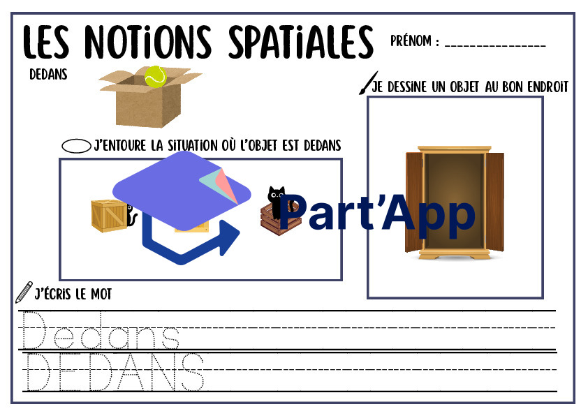 MON DOSSIER DES NOTIONS SPATIALES — Topologie, Repérage, Graphisme et Manipulation | 1H - 2H (Cycle 1)_59