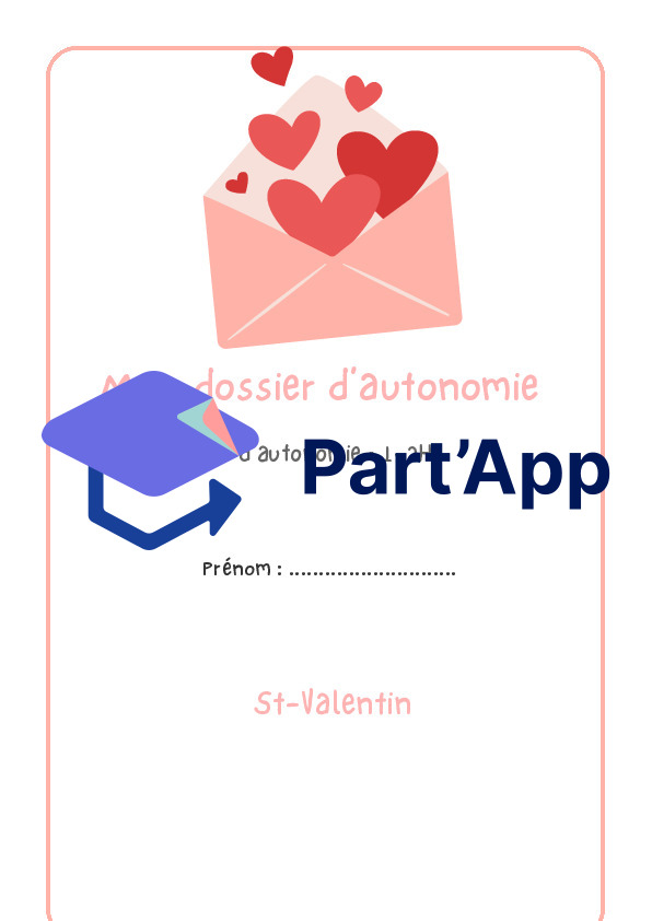 Dossier autonomie St-Valentin 1H-2H : 15 activités et exercices_72