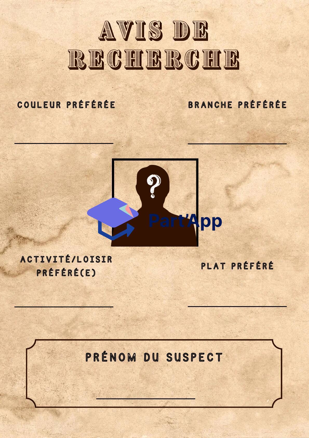 Activité de rentrée scolaire - avis de recherche_2