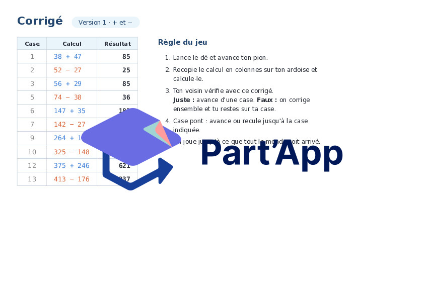Jeu de l’oie « L’oie du calcul » (2 versions)_3