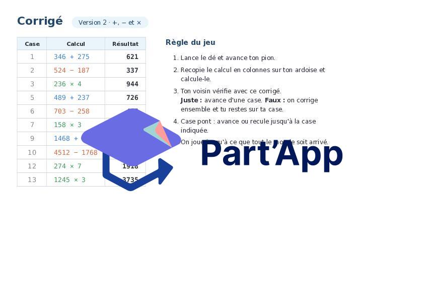 Jeu de l’oie « L’oie du calcul » (2 versions)_5