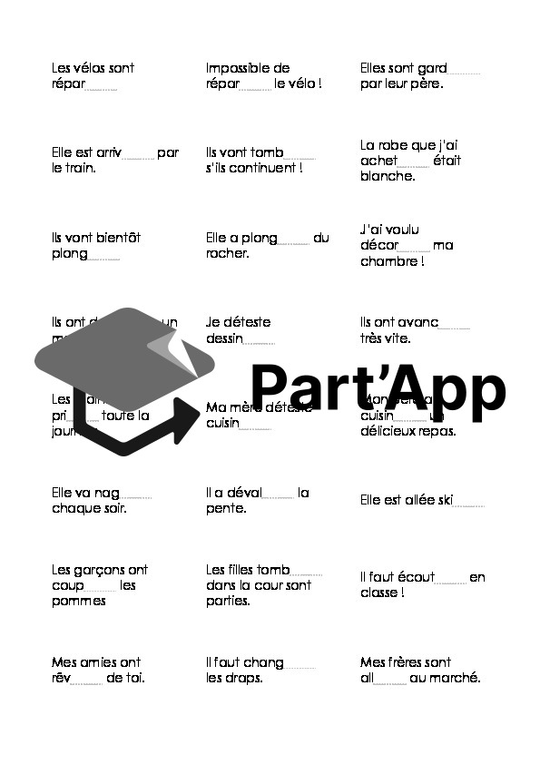 6H - Conjugaison - Module 5 - Accord du participe passé_8