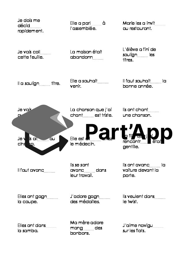 6H - Conjugaison - Module 5 - Accord du participe passé_10
