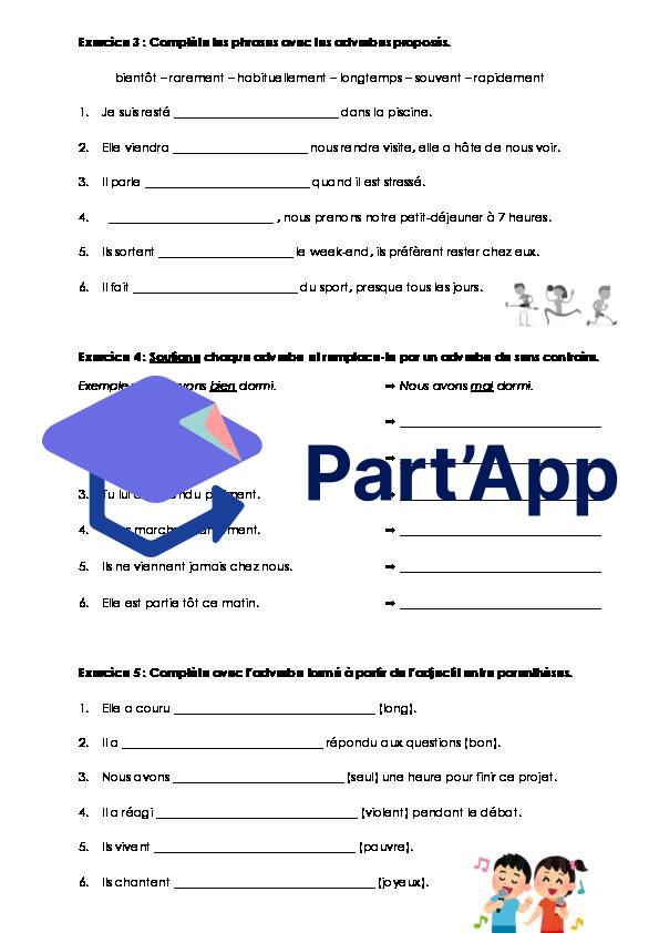 Français - 8e - Module 2 - Adverbes - Fiches (pour s'entrainer)_3