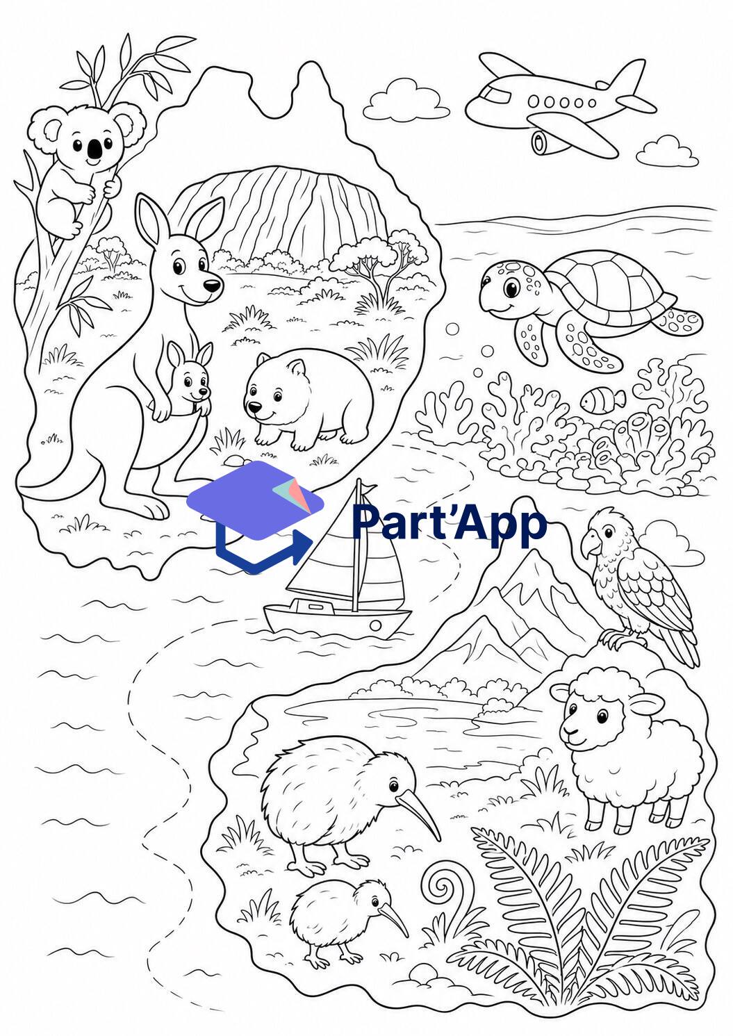 Coloriages sur l'Océanie_10