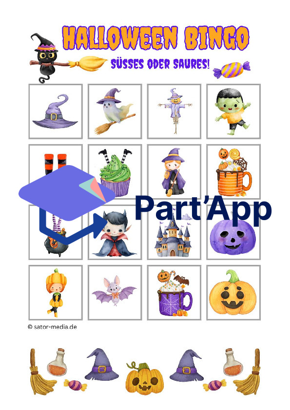 Halloween Bingo mit 30 Bingokarten ohne Gruselfaktor_4