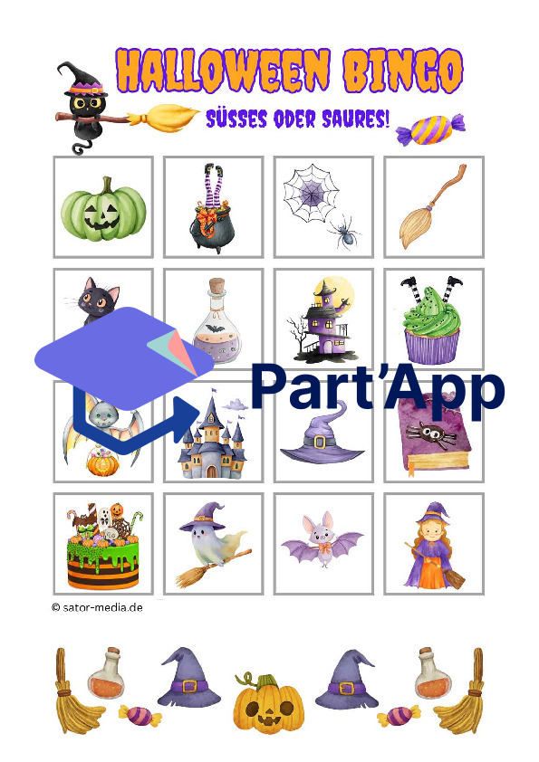 Halloween Bingo mit 30 Bingokarten ohne Gruselfaktor_6