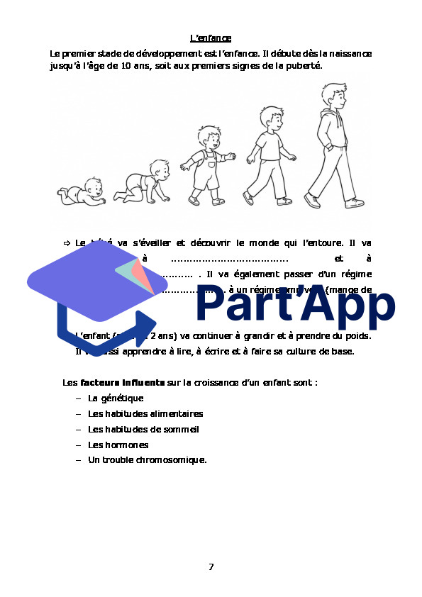 Dossier Transformation du Corps humain - Sciences 7H-8H_9