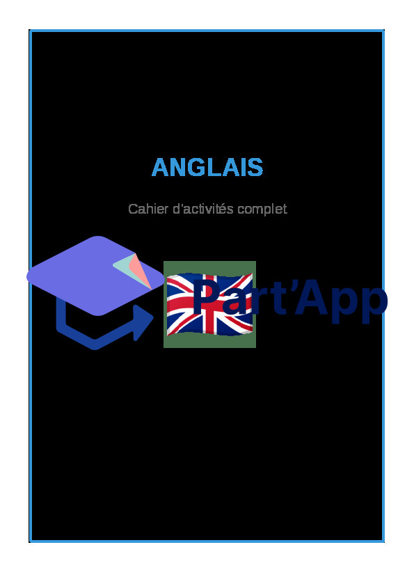 ANGLAIS - Dossier d'Autonomie 12 Pages - avec corrigés_2