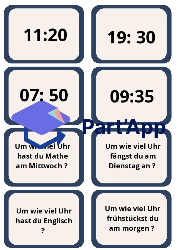 Jeu de l'échelle pour apprendre les heures en allemand_10