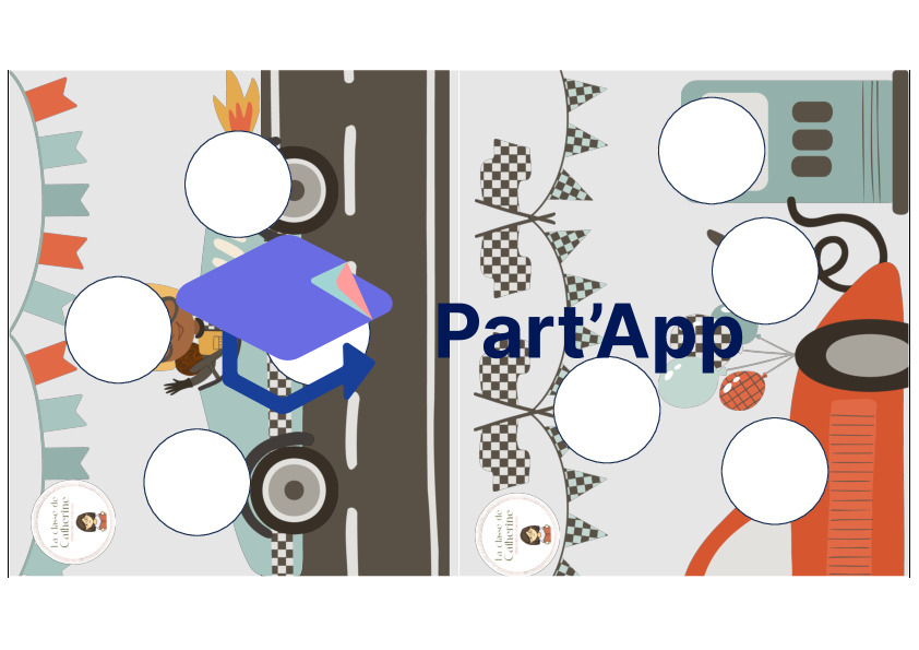 8x puzzles détails thème Racing (course de voitures)_63