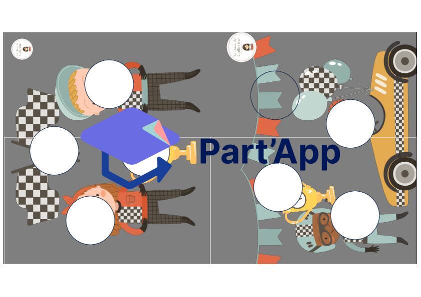 8x puzzles détails thème Racing (course de voitures)_65