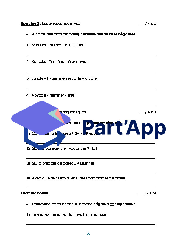 TA module 1 (formes de phrases et accords déterminants) - 8P_4