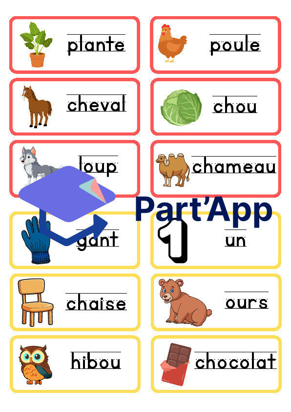 Chasse aux mots - entraînement sons "ch", "ou", "un" et "an"_3