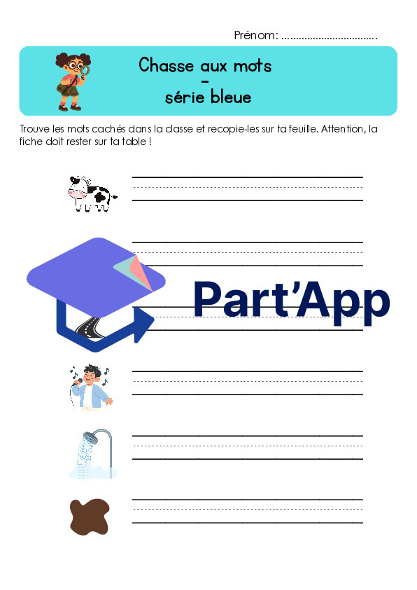 Chasse aux mots - entraînement sons "ch", "ou", "un" et "an"_6