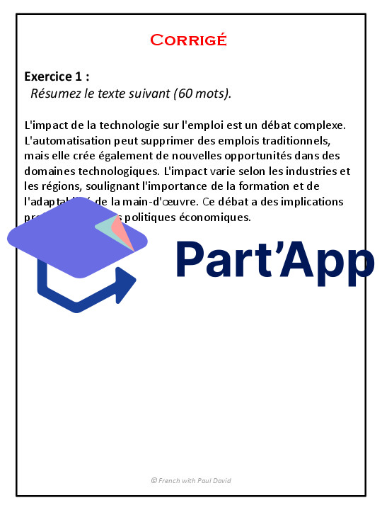 Résumer un texte - Guide + Exercices corrigés_29