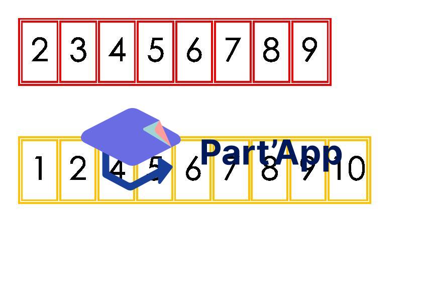 Bandes numériques à trous, 1 à 10 (1P)_5
