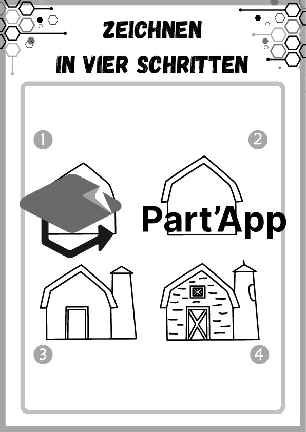Bauernhof Zeichnen Schritt für Schritt_4