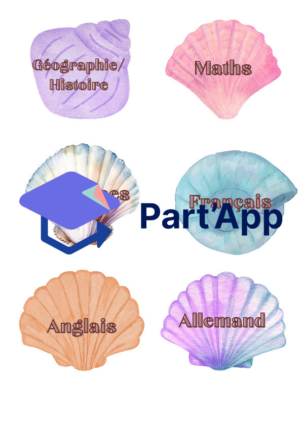 Sorte de stickers/étiquettes pour le programme du jour_2