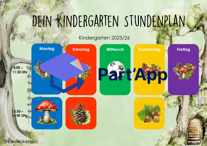 Emploi du temps de la maternelle - Wald_2