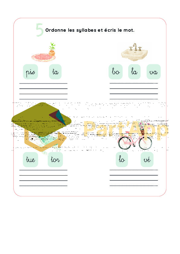 3P 4P - français - fiches - son a et o_4