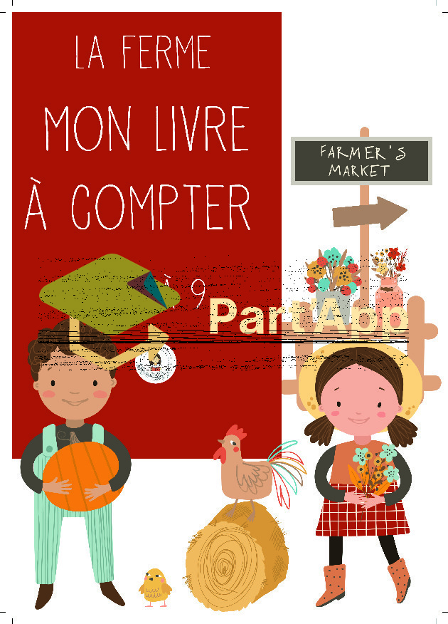 Livre à compter 1 à 9 LA FERME_2