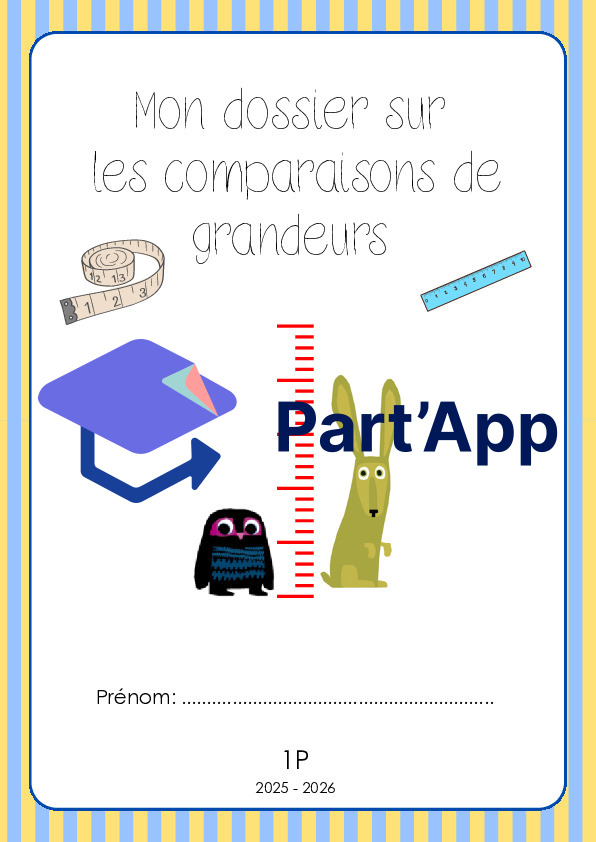 Dossier sur les comparaisons de grandeurs 1P_2