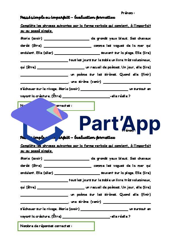 Contrôle de leçon_Passé simple ou imparfait_2