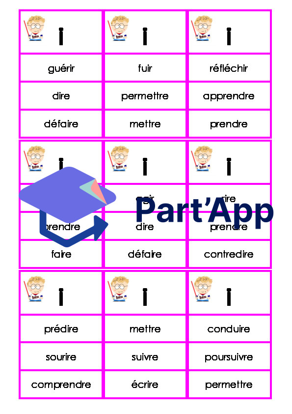 6P - M4 - passé composé - participes passés en i - is - it_2