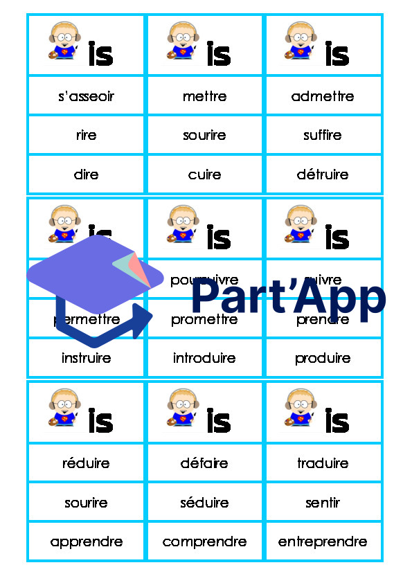 6P - M4 - passé composé - participes passés en i - is - it_6