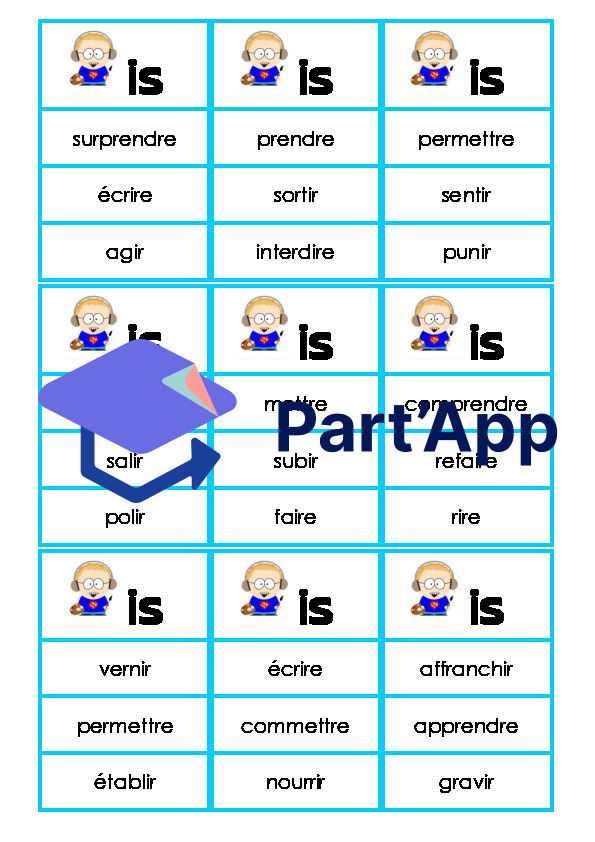 6P - M4 - passé composé - participes passés en i - is - it_8