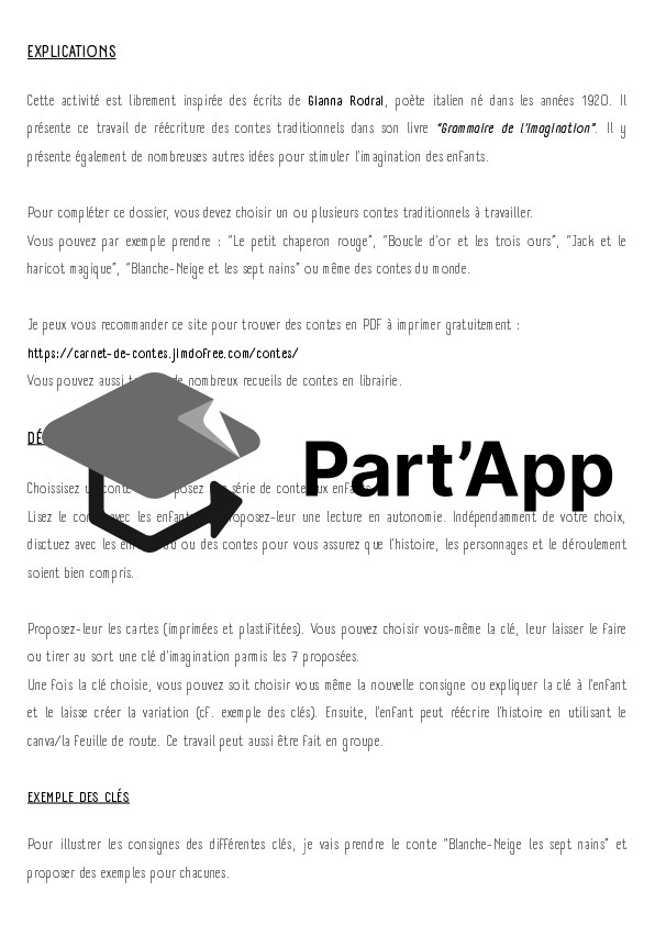 Cartes - Production écrite - Contes et Imagination (6P-8P)_8