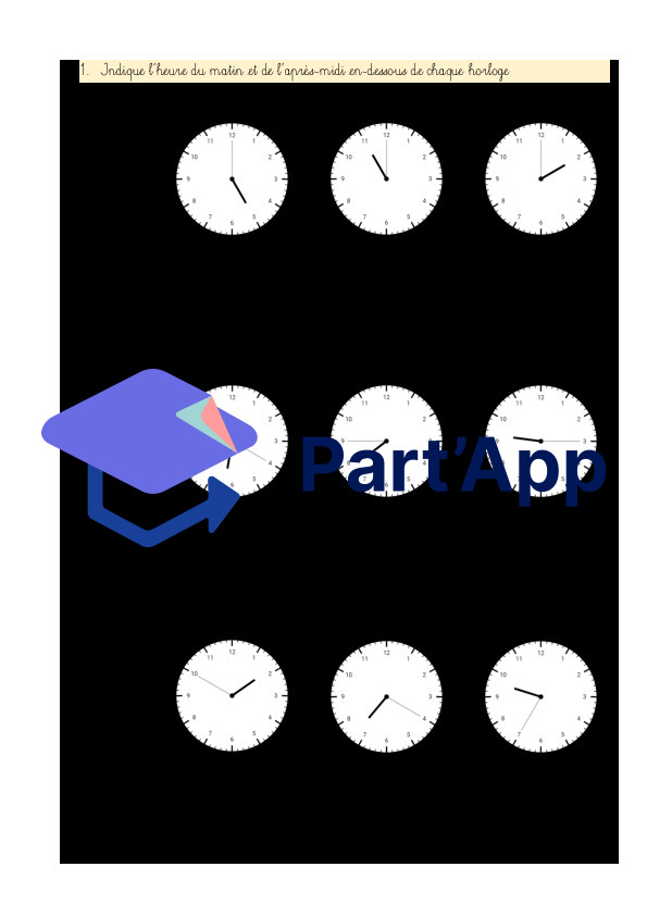 Evaluation CE 4P - les heures_3