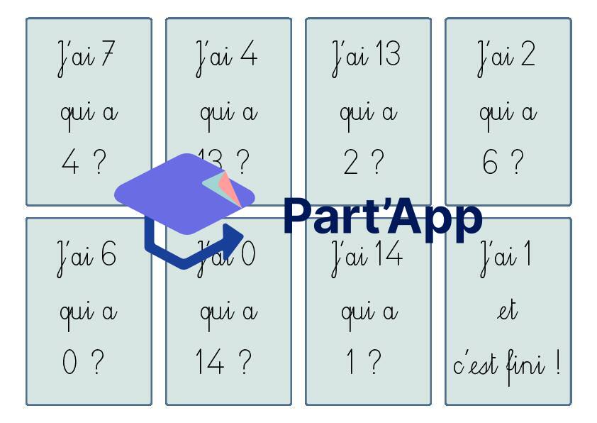J'ai... qui a...? 1 à 15_3