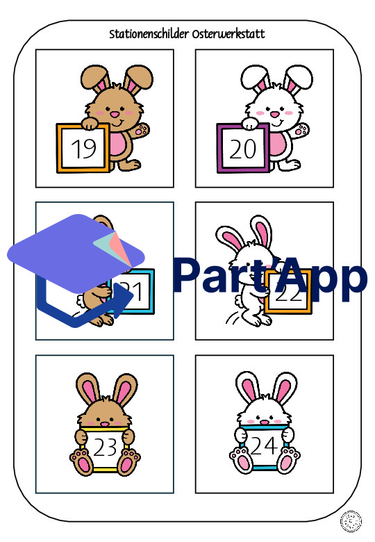 Panneaux de poste 1 - 24 et fiche de poste Pâques_5