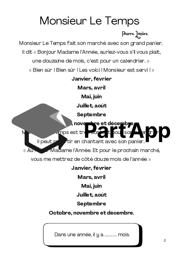 Les mois de l'année_3