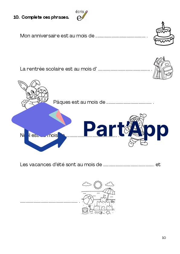 Les mois de l'année_11