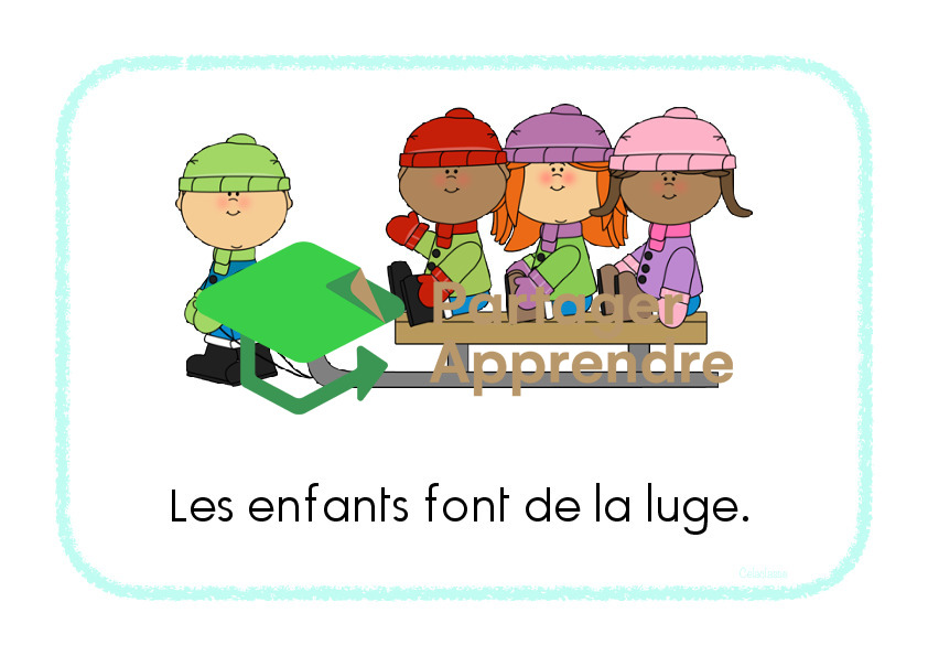Retrouve la  phrase identique-Hiver_4