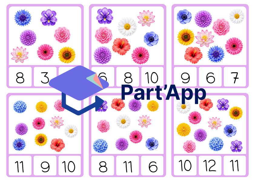 Fleurs - Cartes à pinces_4