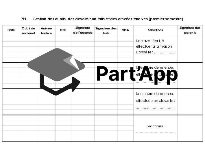 Fiche de suivi des devoirs, oublis et arrivées tardives_2